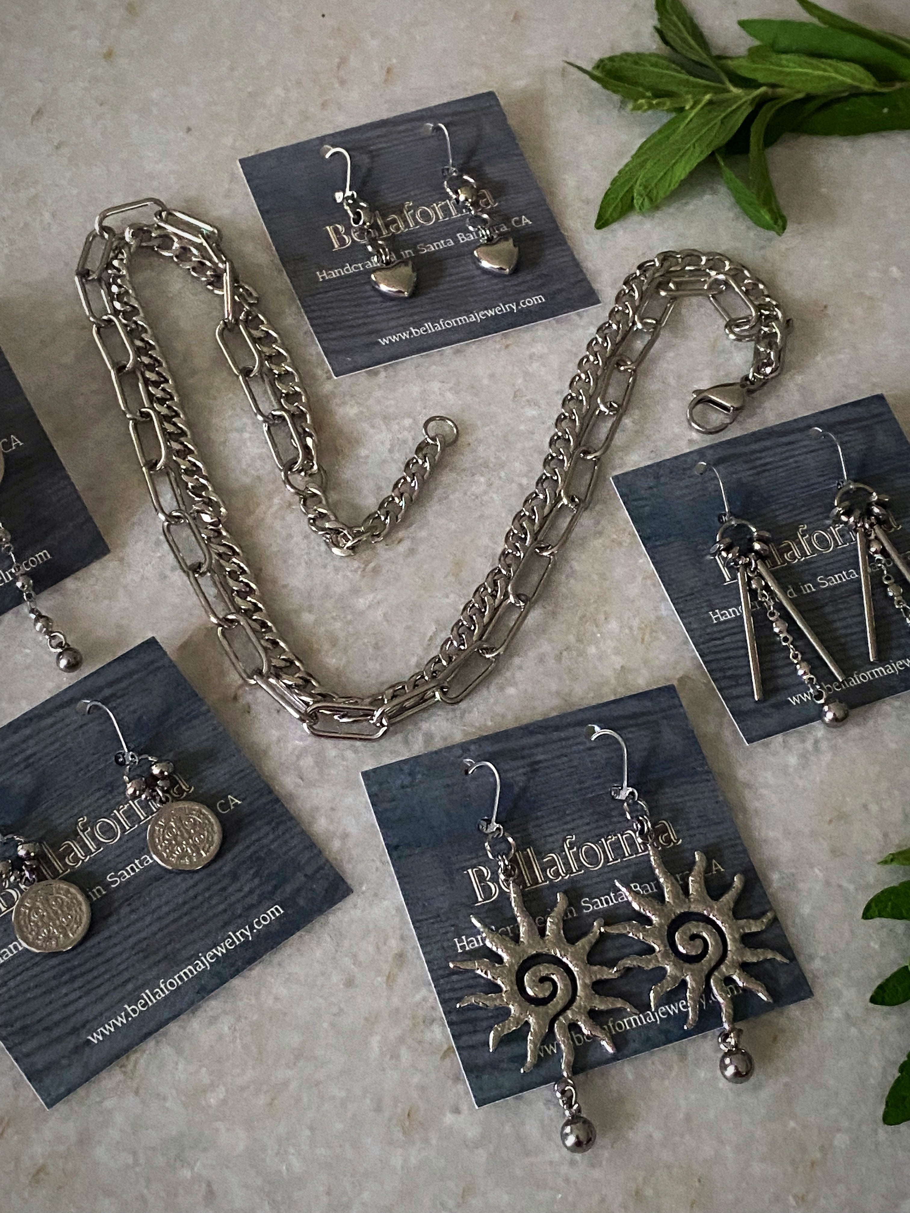 HAMMERED SUN EARRINGS